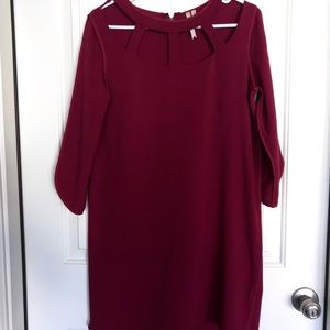 Burgundy Tunic.